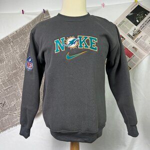 Embroidered Crewneck Minami Football Sweatshirt - Sport Gray Sweatshit